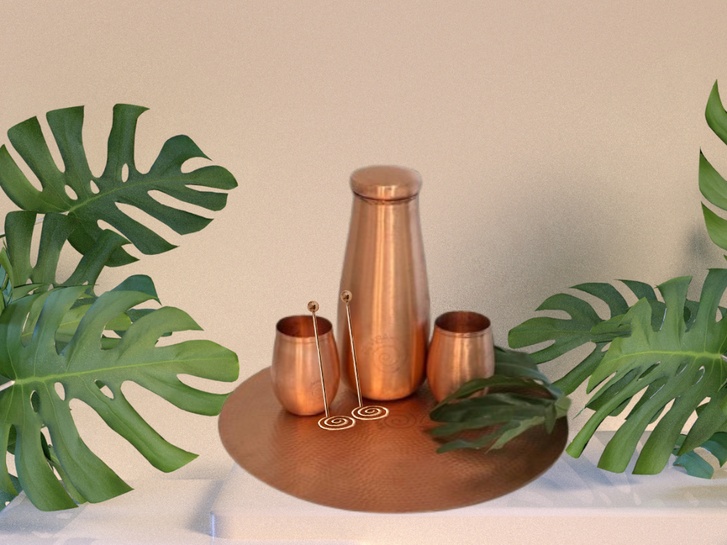 Pure copper Hydration Set